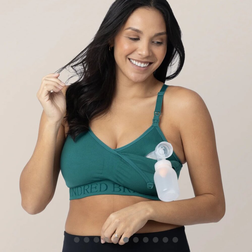 Kindred Bravely pumping and nursing sports bra